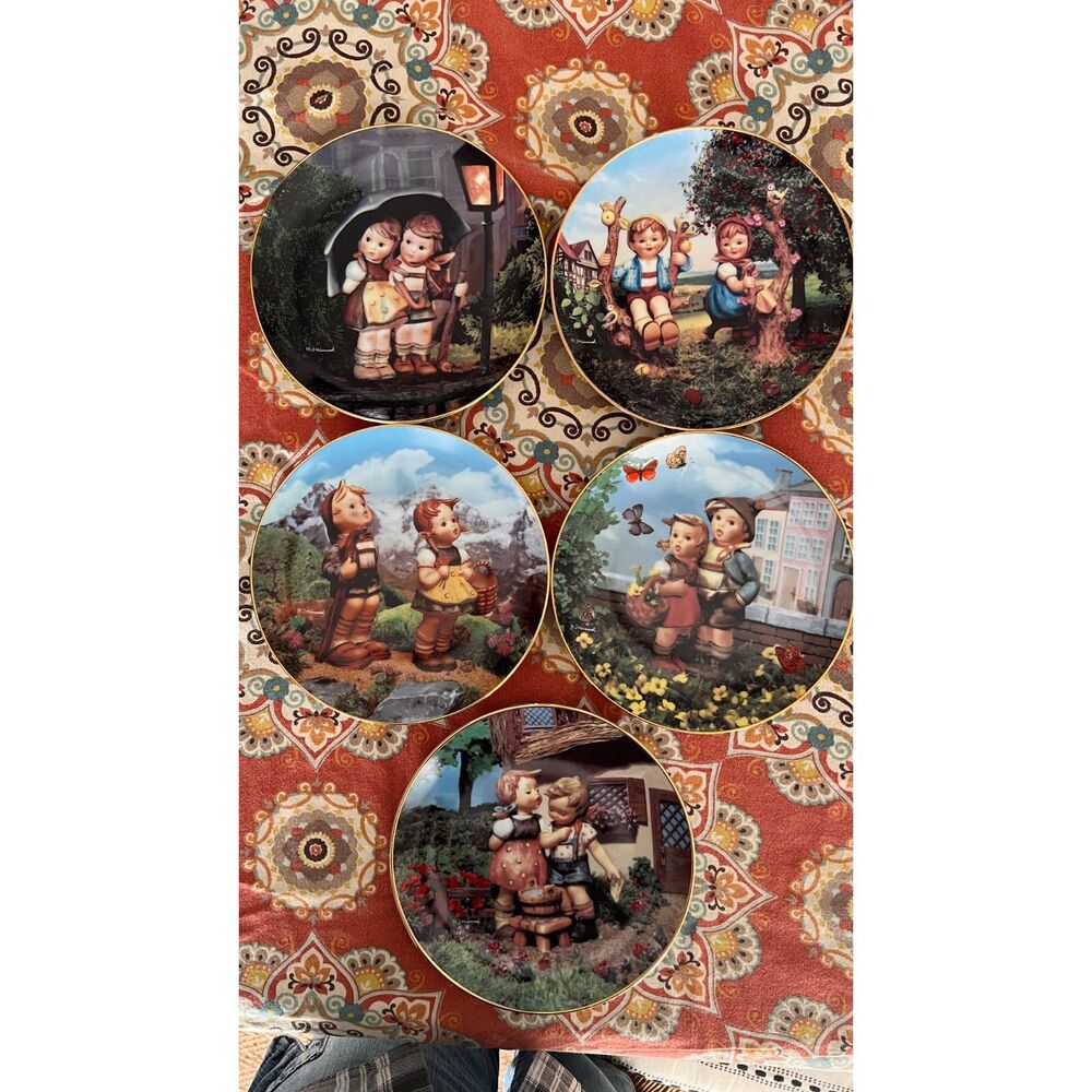 M.J. Hummel Little Companions Collector Plates by the Danbury Mint